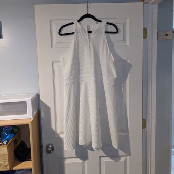 NWT Maurice's white empire waist dress - Picture 4 of 4